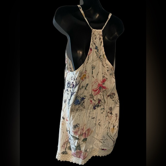 Anthropologie RAGA sleeveless racerback top NWOT size S. Boho floral top - Picture 2 of 8